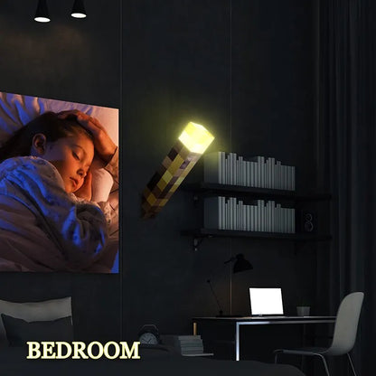 Brownstone Flashlight Torch Lamp Bedroom Decorative Light LED Night Light USB Charging with Buckle 11Inch Children Gift